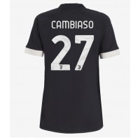 Juventus Andrea Cambiaso #27 Replica Third Shirt Ladies 2023-24 Short Sleeve